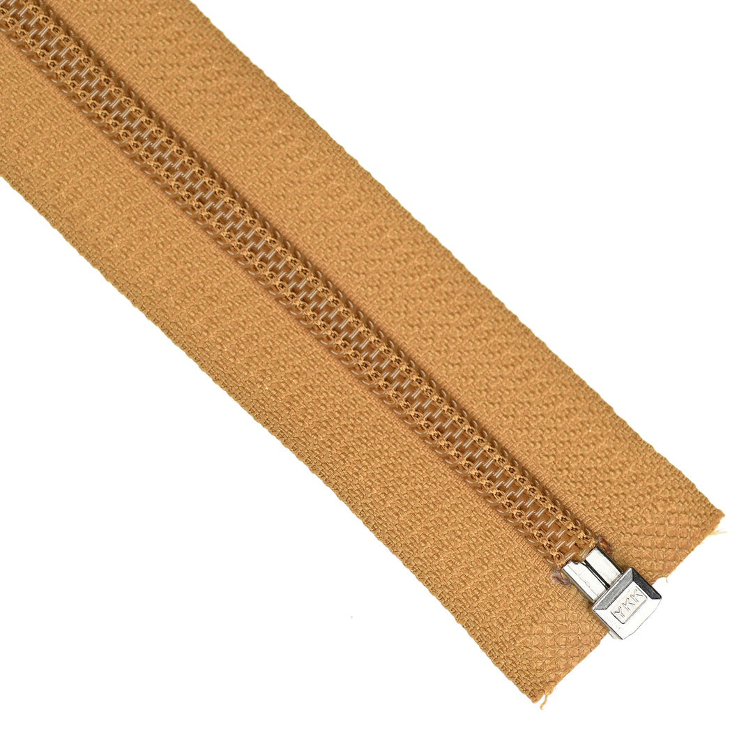 YKK NYLON OPEN-END ZIP NO.5 COL 897 BROWN SUGAR