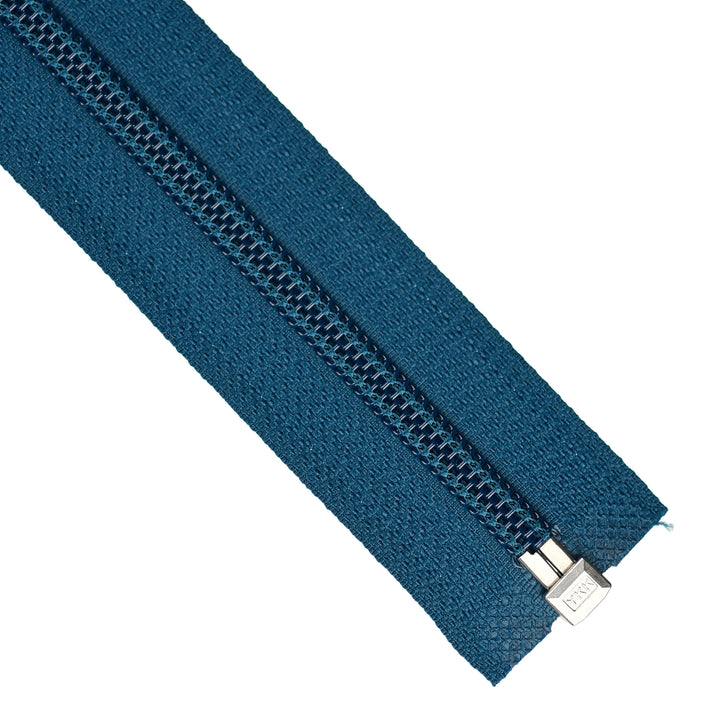 YKK NYLON OPEN-END ZIP NO.5 COL 910 DEEP CERULEAN