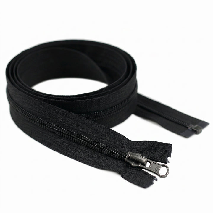 YKK EXTRA-LONG OPEN-END ZIP FOR SLEEPING BAGS COL 580 BLACK
