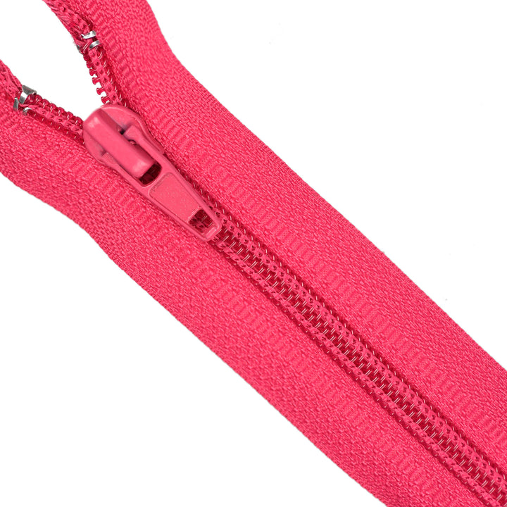 NYLON OPEN-END ZIP NO.5 COL MAGENTA