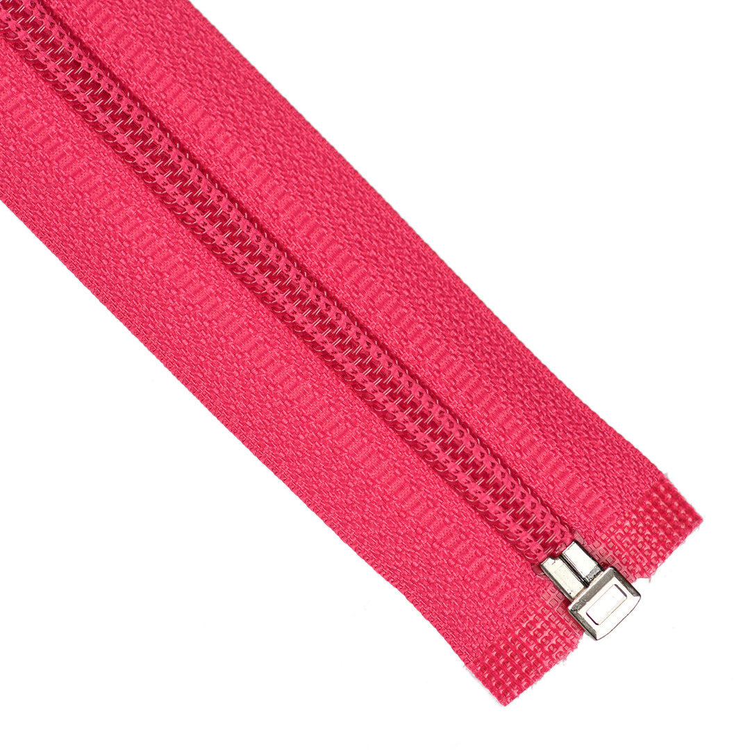 NYLON OPEN-END ZIP NO.5 COL MAGENTA