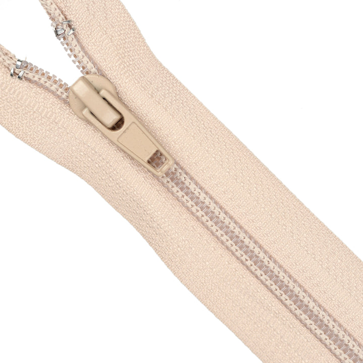 NYLON OPEN-END ZIP NO.5 COL FAWN