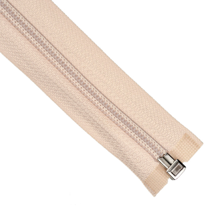 NYLON OPEN-END ZIP NO.5 COL FAWN