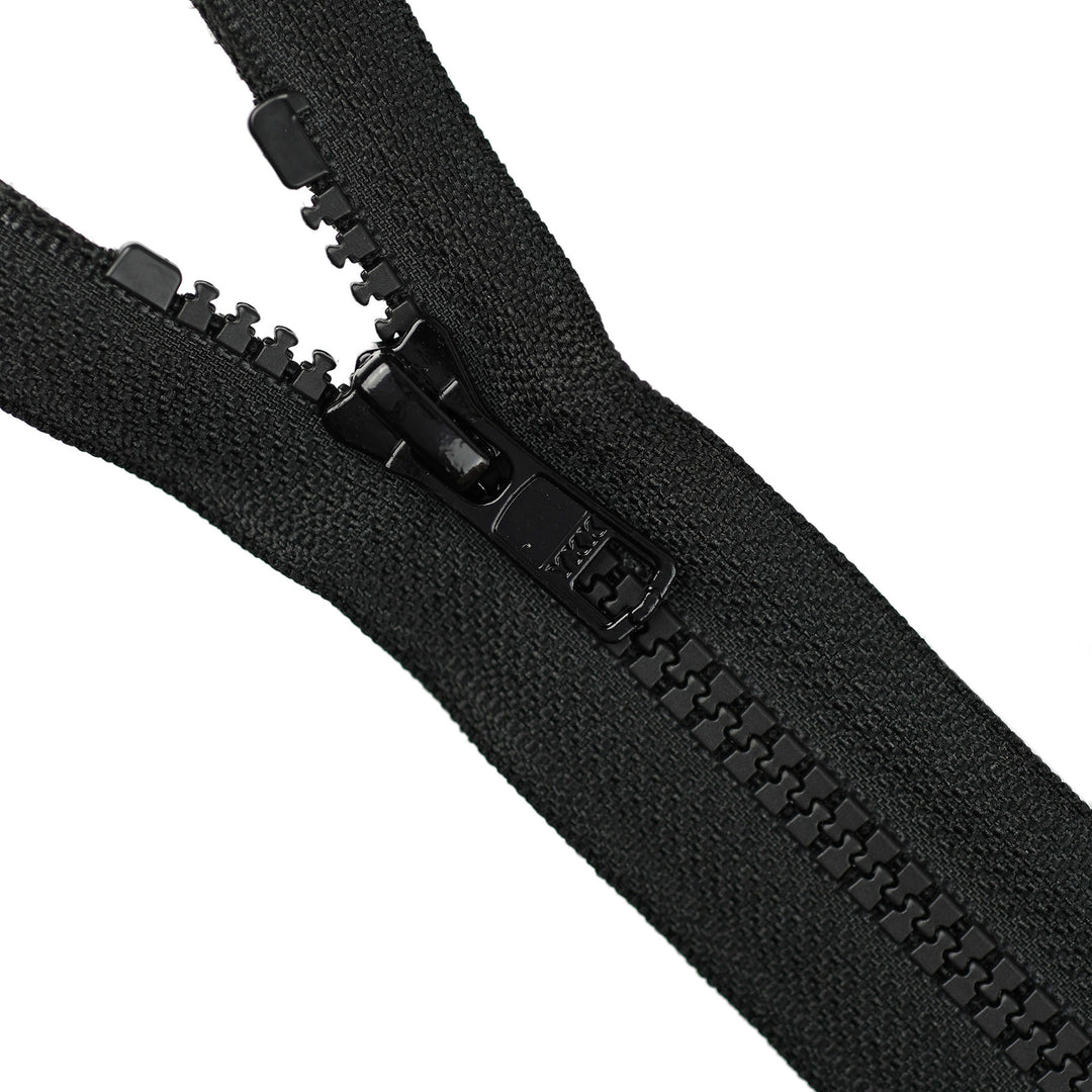 YKK VISLON OPEN-END ZIP NO.5 COL 580 BLACK