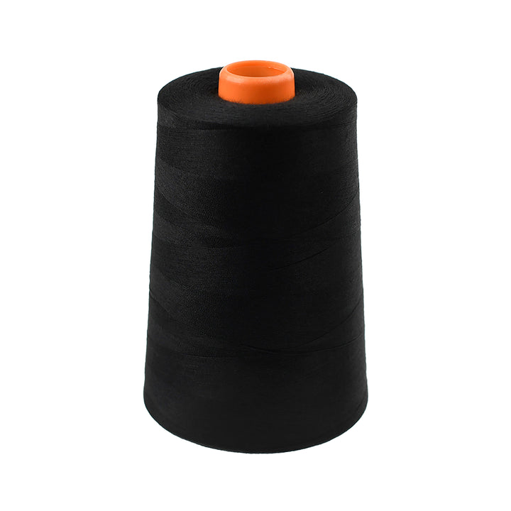 SPUN POLYESTER THREAD 5000M BLACK